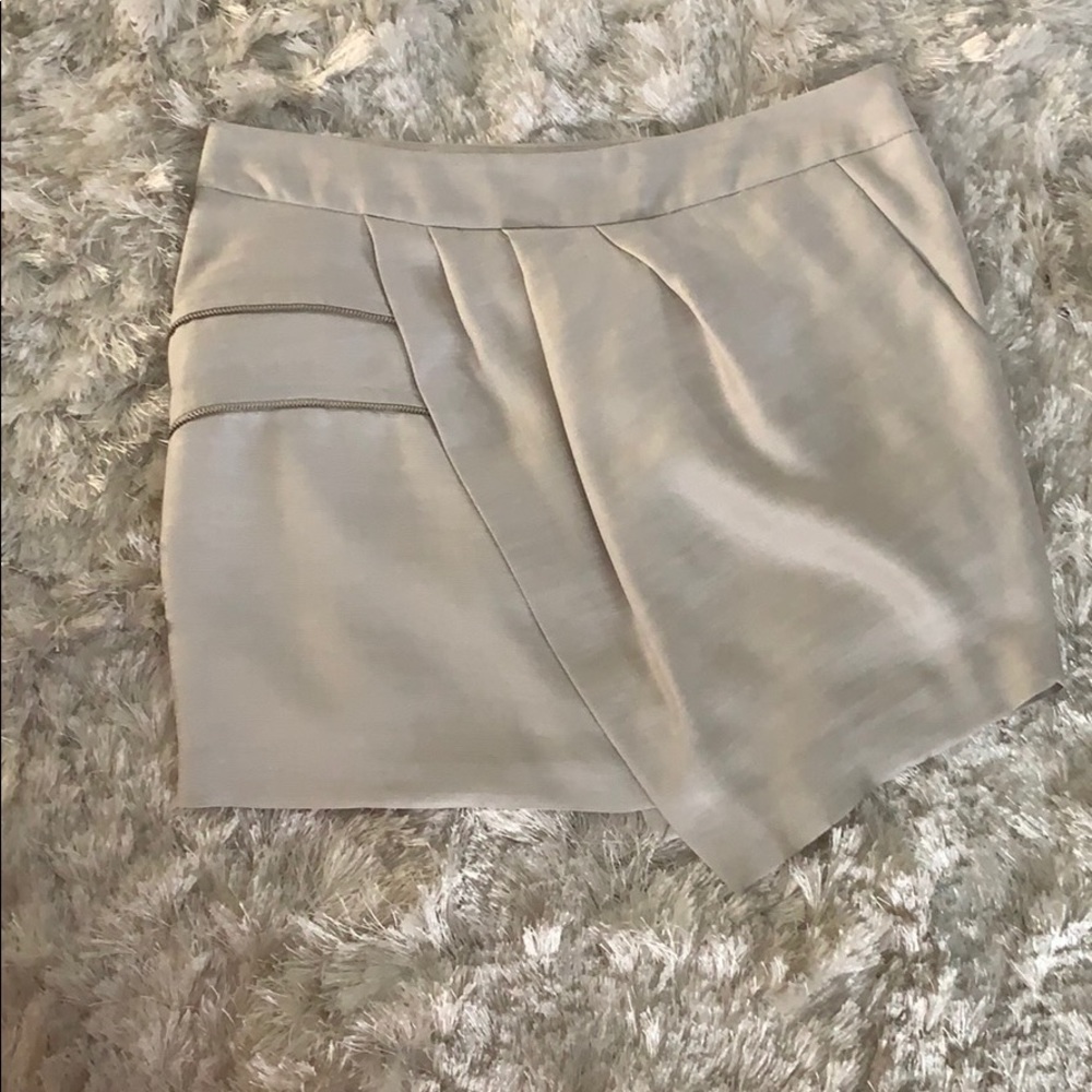 Champagne/silver color skirt